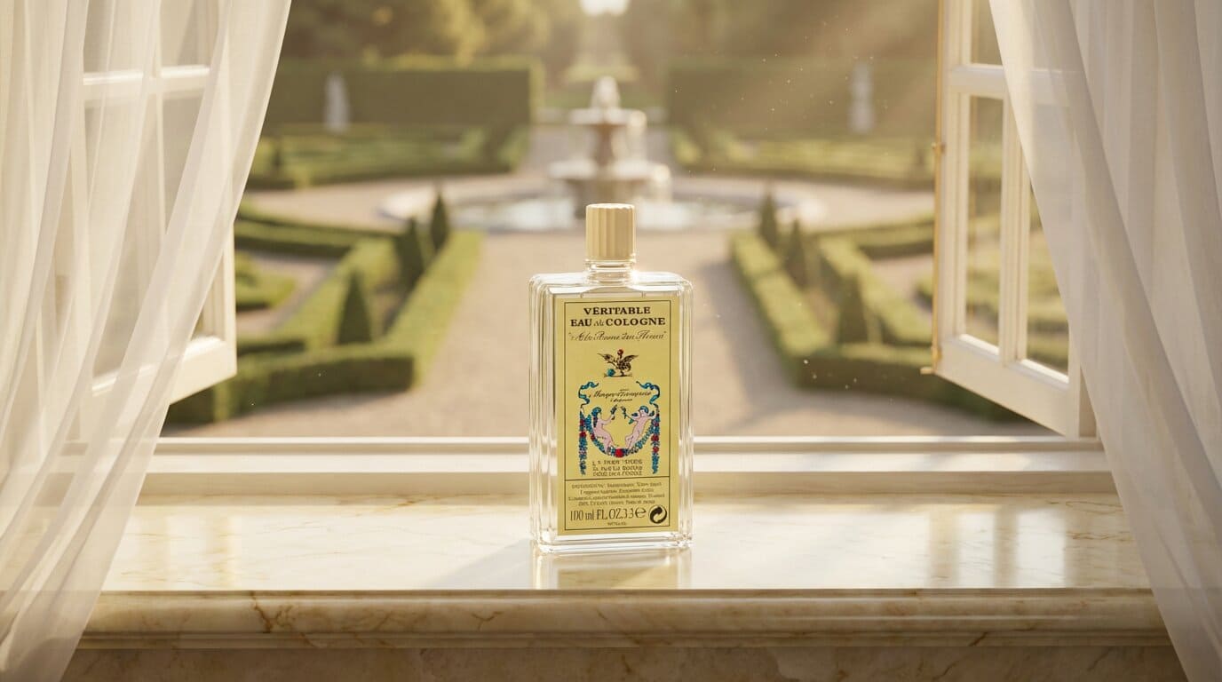 Fenêtre sur jardin à la française