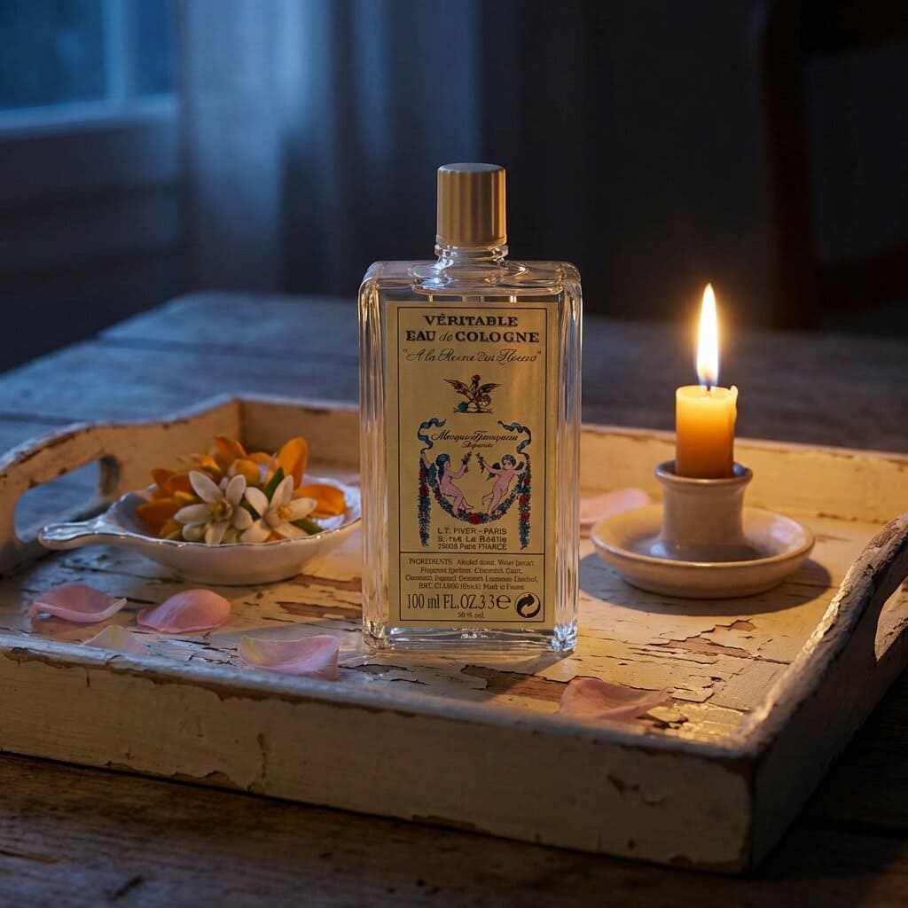 Pétales et bougie cire d'abeille